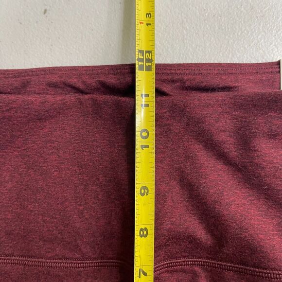 Old Navy Active Womens Large Maroon Cozecore High Rise Go-Dry Stirup Leggings - Picture 9 of 10